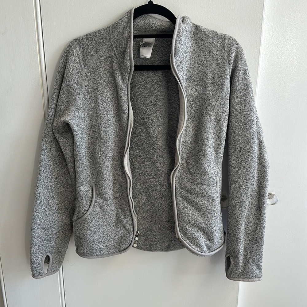North Face zip up fleece